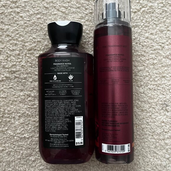 Bath & Body Works - Vampire Blood Body Wash & Body Mist - Picture 2 of 2